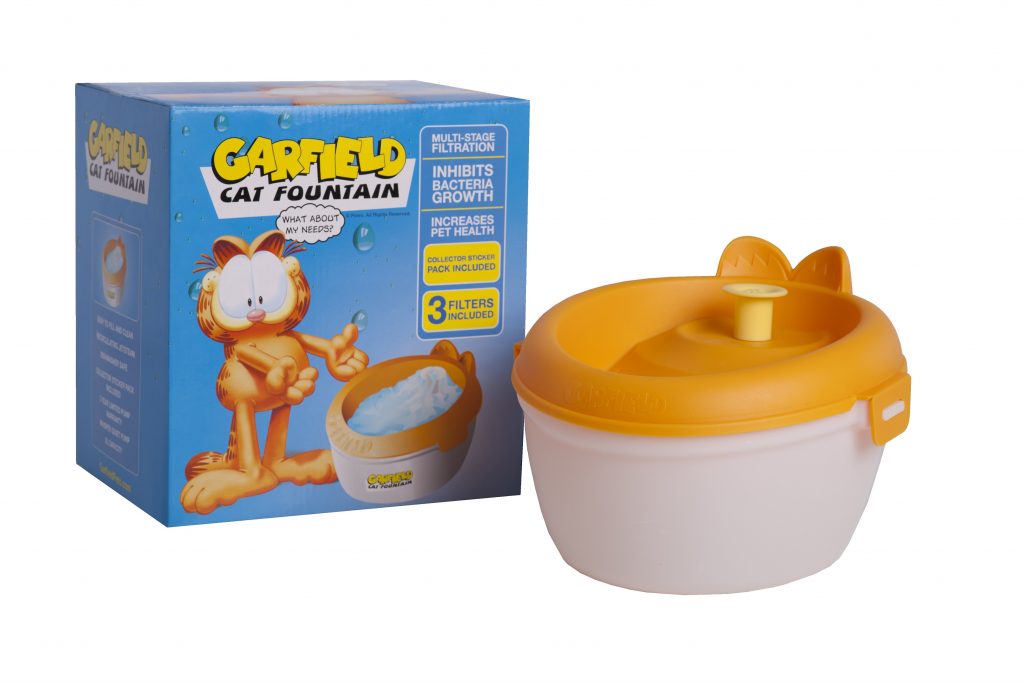 Garfield Cat  Fountain from IPG  Pet Age