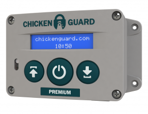 1. The ChickenGuard Premium automatic door opener