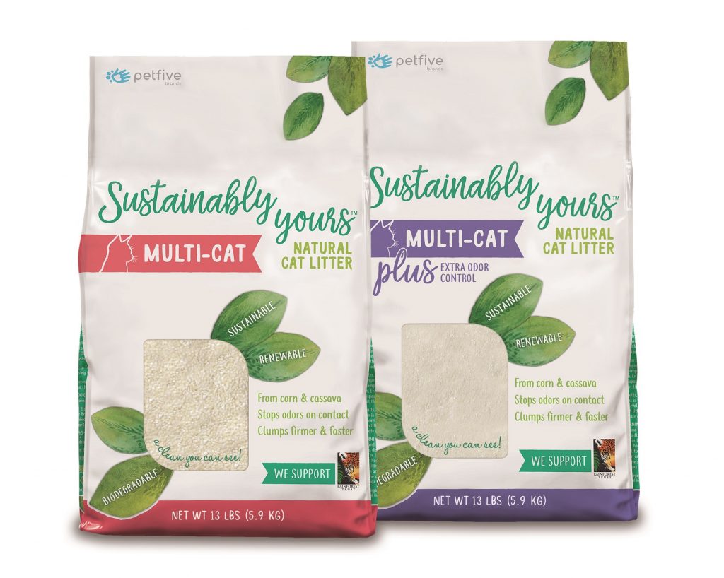 New Sustainably Yours Natural Litter Teams Up With Pet Food Experts