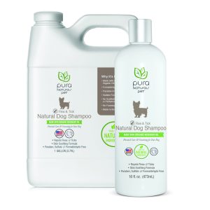 Flea & Tick natural dog Shampoo 18 oz and gallon