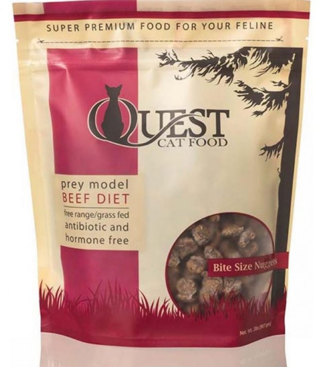 Go Raw LLC Recalls One Lot of Quest Beef Cat Food Due to Possible