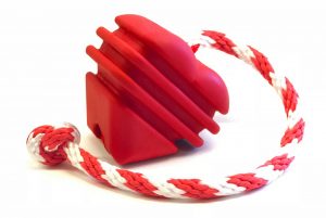 SodaPup Heart on a String tug toy