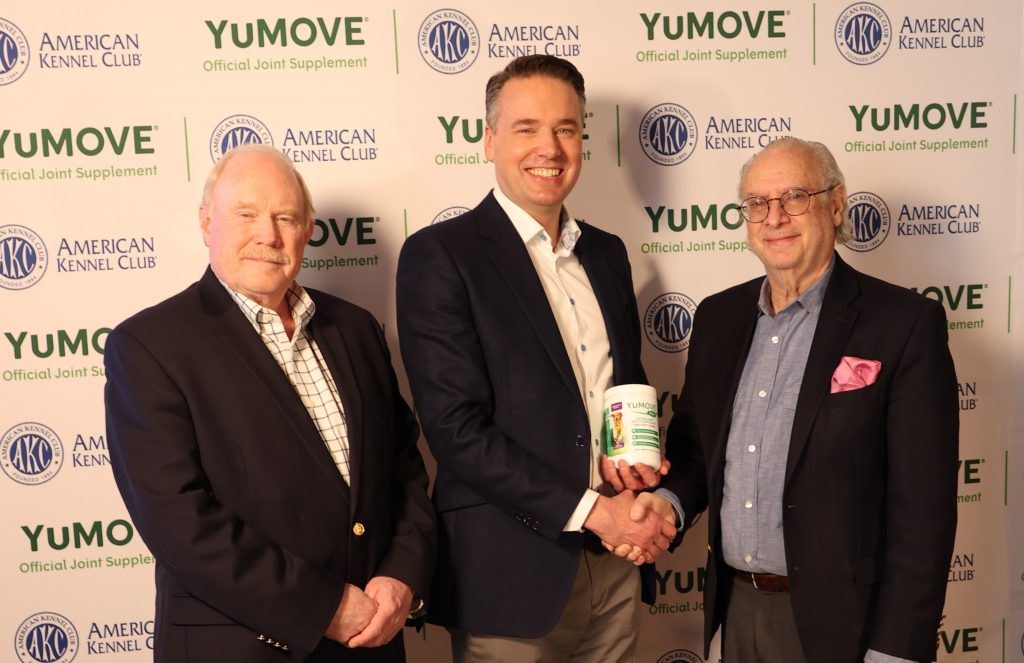 AKC Names UK Pet Brand YuMOVE Official Dog Joint Supplement