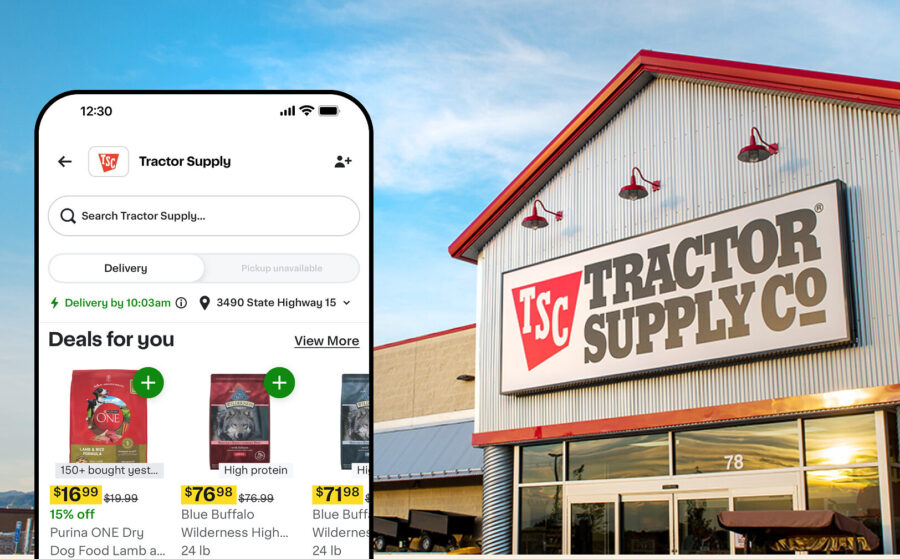 Instacart and Tractor Supply Partner to Deliver Pet Food and Supplies, Farm Esse...