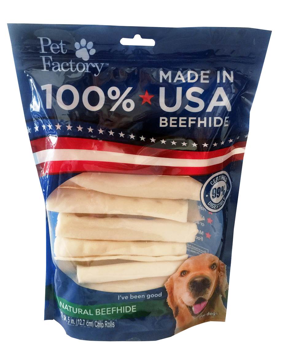 Pet Factory, Inc - 18 PK 5in Made in USA Chip Rolls