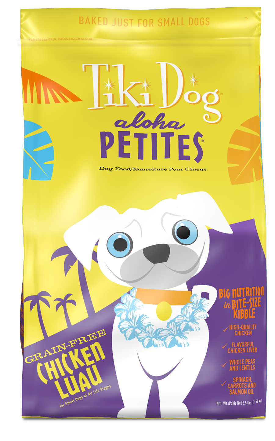 Tiki Pets - Tiki Dog Aloha Petites Kibble
