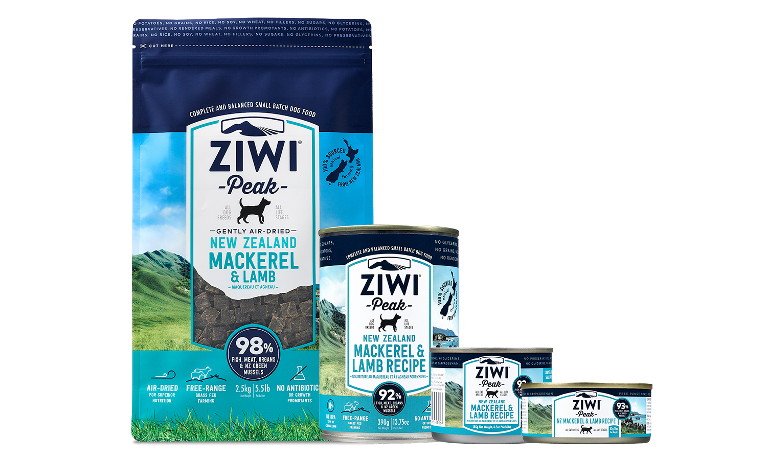 Ziwi Ltd - Ziwi Peak Blue Mackerel & Lamb Recipe For Cats